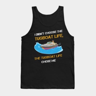 Getting into Ship Shape Pontoon Boat captain  Motor Boating Tank Top